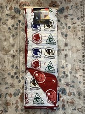 Harry Potter King Quilted Blanket Hogwarts Houses Double Sided picture