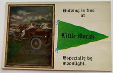 ca 1910s PA Postcard Little Marsh 