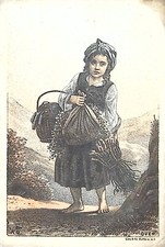 Barber Trade Card Frank W Lapham Pittsfield ME Victorian Girl Gies & Co Litho picture