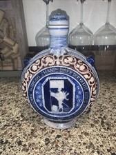 VTG German Stoneware Kirsch Flask E. Buess Basel Sissach Relief Jug picture
