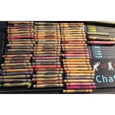 Vintage Crayola Crayon Lot Binney & Smith Rare Retired Colors Thistle Maize 60pc picture