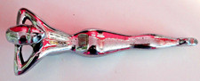 1950s-1960s Nash Hood Ornament Chrome Flying Lady Goddess by George Petty picture