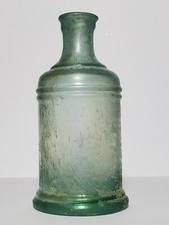 Antique Inkwell from the 1800s «1/8 kg». Large inkwell 4.3 inches picture