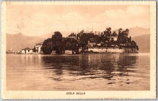 Isola Bella Lago Maggiore Italy 1923 Antique Italian Postcard picture