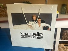 Vintage Siegfried & Roy Mirage Las Vegas Shopping Bag White Tiger Casino picture