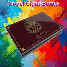 Aj Fernandez El Pulpo Robusto Grande Empty Wooden Cigar Box 9x6.25x1.75 picture