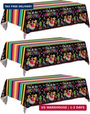 3 Pack Dia De Los Muertos Tablecloths 54 x 108 Inch picture