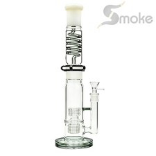Heavy 15IN Freezable Glycerin Glass Bongs Water Pipes Tobacco Smoking 14mm bowl picture