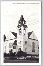 First Congregational Church Rockland Massachusetts Postcard PC254 picture