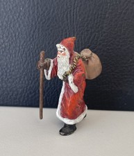 Vienna Bronze Cold Painted Santa St. Nick Marked/Signed/Stamped picture