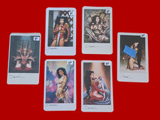 Dorian Cleavenger Signed Fantasy Art Cards 4x6.5 Lot of 6 Autographed picture