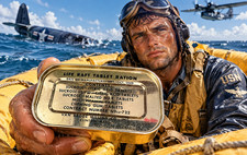 US NAVY PILOT’S LIFE RAFT SURVIVAL RATION picture
