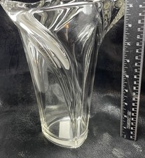 VINTAGE Mikasa Chrystal Swing Vase 9.5
