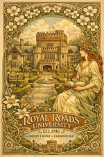 🌿 Royal Roads University Poster - 16x24” Premium 💎 Art Print 200GSM Paper picture