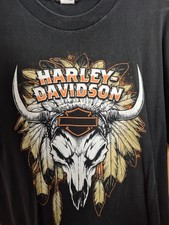 used harley davidson tshirt mens size large picture