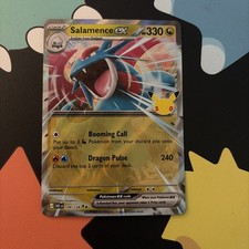Pokémon 30th Anniversary Salamence ex 109/128 Double Rare Holo English NM picture