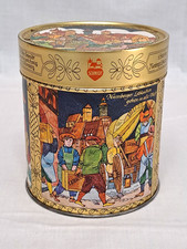 Vintage E Otto Schmidt Germany Cookie Tin 1980's Nurnberg Lebkuchen Bakery  picture
