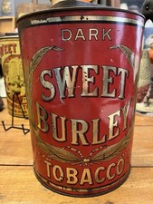 Vintage Sweet Burley Tobacco Counter Tin - 1930s picture