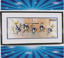 💛 Look I'm Dancing Warner Bros Signed Virgil Ross Limited Edition Cel Bugs Bunn picture