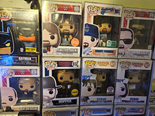 Funko Exclusive Pop Vinyl Mixed Lot Batman Stranger Things WWE Marvel Cobra Kai picture