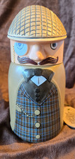 Vintage WEBCO Sherlock Holmes Character Beer Stein Pewter Lid Germany 1st Ed picture