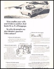 1967 Vauxhall Viva UK Vintage Advertisement Print Art Car Ad D134 picture