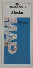 Vintage Rand McNally Road Map Alaska 1989 picture