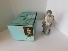 STUNNING LLADRO SPAIN FIGURINE #5157 BONGO BEAT - BOY WITH DRUM - ORIGINAL BOX picture