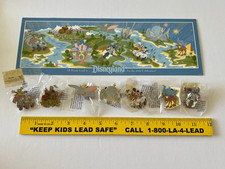 Disneyland All Roads Lead to 2005 Gift With Purchase Pin Set of 7 picture