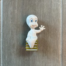 Rare Vintage 1994 Tyco Casper The Friendly Ghost Sitting On Books 3” PVC Figure picture