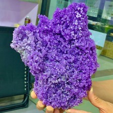 3.52LB Natural purple grape agate quartz crystal granular mineral specimen picture