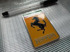Ferrari Emblem Plate Height 8cm x Width 5cm Aluminum picture