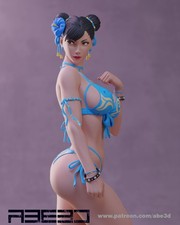 Chun-Li Street Fighter 1/6 Scale Resin Model Kit - Unpainted DIY Figure picture