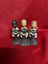 VTG Napco Choir Children S418 African American Boy Blonde Boy & Girl RARE picture