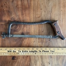 VINTAGE DISSTON U.S.A. HACK SAW/ DEHORNING Cast Iron picture