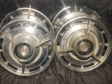 Vintage 1963/64 Chevrolet SS Nova/Impala/chevelle Hubcaps Set Spinner Silver picture