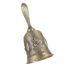 Campana de mano de metal vintage para servicio de campanas de mano picture