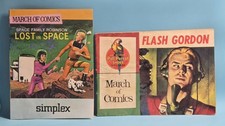 Vntg March of Comics Shoe Store Promo Lot  #142 Flash Gordon  #352 Lost in Space picture