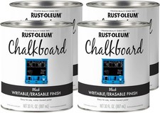 Rust-Oleum 301450 Specialty Chalkboard Brush-On 30 Fl Oz (Pack of 1), Black  picture
