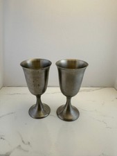 Set of 2- Towle Pewter Goblets picture