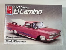 AMT 1959 Chevy El Camino 1/25 Scale Model Kit Build 1 of 3 Ways New picture