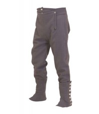 British Napoleonic Uniforms - Fall front Gray trousers With Gaiters picture