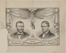 Photo:Ulysses S Grant Schuyler Colfax 1868 Republican Campaign  Poster picture