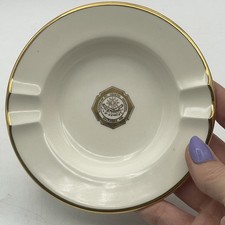 Vintage Sisters of St Joseph Hospital Baltimore MD Porcelain Ashtray Gold Trim picture