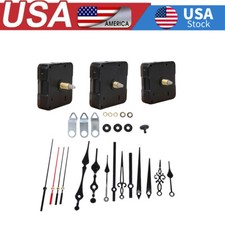 3 Set DIY Wall Quartz Clock Movement Mechanism Replacement Repair Tool Parts Kit picture