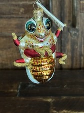 Slavic Treasures Nat the Gnat Blown Glass Christmas Ornament Discontinued picture