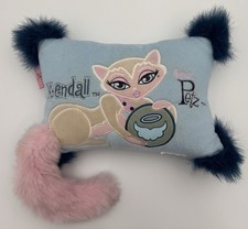 Vintage 2004 Bratz Petz Kendall Catz Plush Pillow Blue Pink Tail MGA Y2K picture