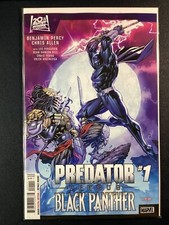 PREDATOR VS. BLACK PANTHER (2024 MARVEL) #1A NM/MT 9.8 & CGC READY KEN LASHLEY picture