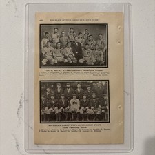 1912 Flint MI & Michigan Agricultural College East Lansing Baseball Team Picture picture