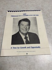 Ronald Reagan 1981 Calendar Republican Conservative Rare picture